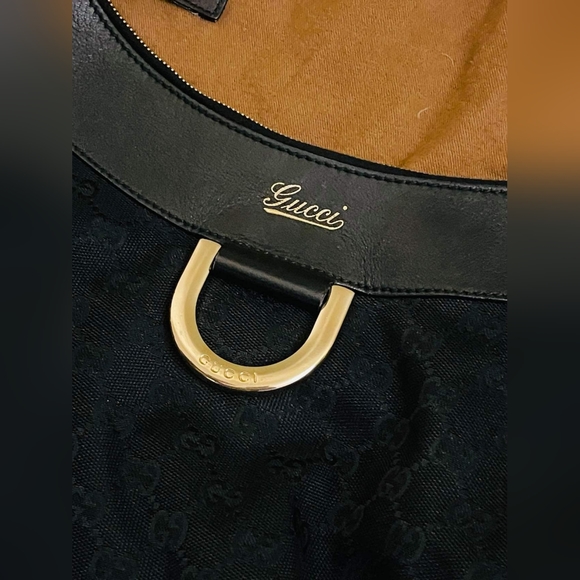 Gucci D Ring Hobo Canvas - Picture 3 of 16